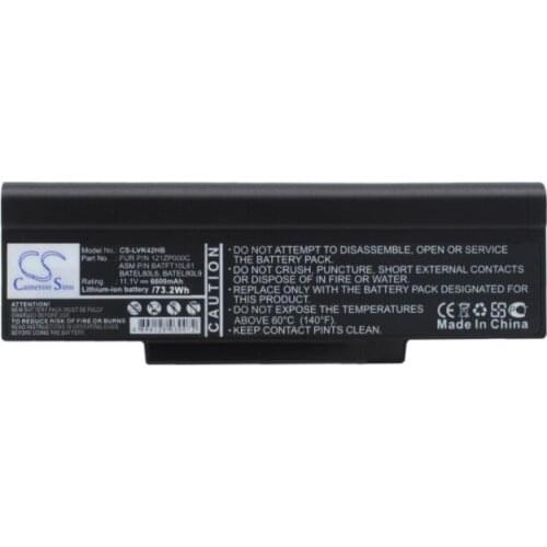 Cameron Sino 4400mAh battery for DELL Inspriron 1425 1427 1428 ASM P/N BATFT10L61 BATEL80L6 BATEL80L9 BATFL91L6