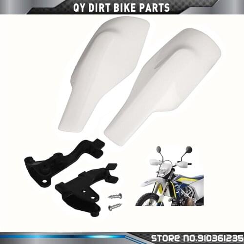 White Handguards For Husqvarn FC250/350/450 TC125/250 TX300 FX350/450 2017 TE125/250/300 2016/17 DirtBike Accessories