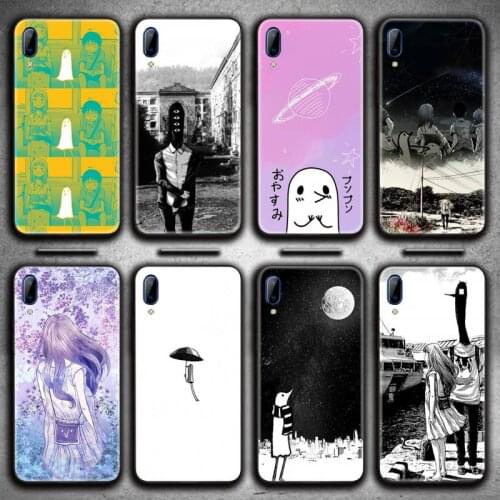 Goodnight Punpun Phone Case For Vivo Y91c Y17 Y51 Y67 Y55 Y7s Y81 Y19 Y97 Y93 V17 vivos5