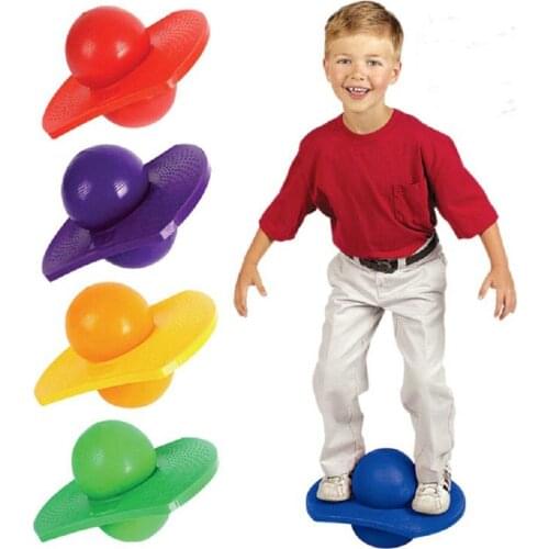2020 New Kids Hopper Ball Balance Bouncing Jumping Ball Fitness Planet Toys Balance Board Indoor Fitness Equipment Multi-color