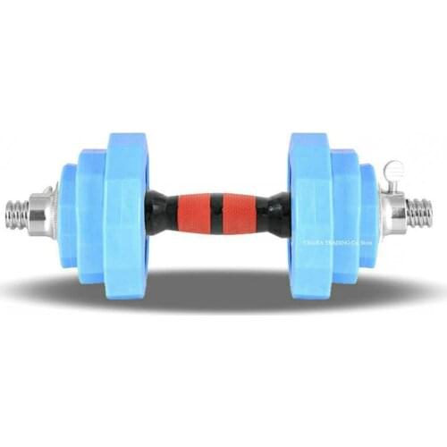 Upgrade 15KG Household Dumbbell with Cover, Unisex Electroplating Dumbbell, Ftness Sports Equipment