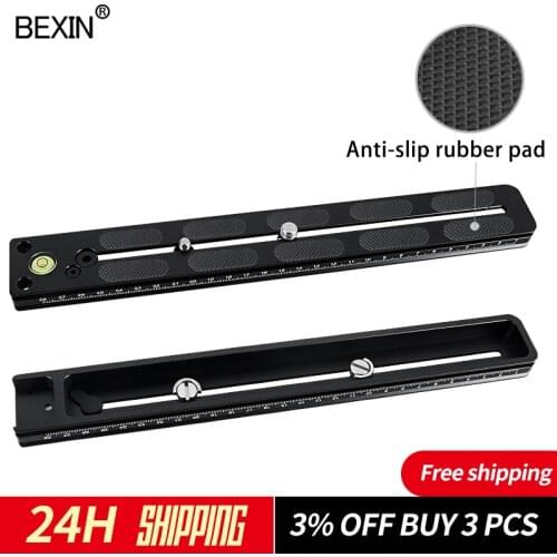 Camera release Plate telephoto lens support quick plate aluminium long slide rail nodal for arca swiss dslr camera with 3/8 1/4