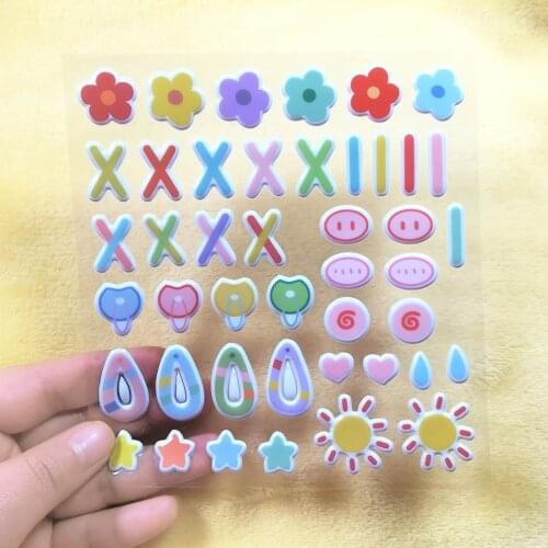 15cm 20cm Plush Doll Sticker Nipple Hairpin Bubble Stickers Cotton Baby Dolls Accessories Decorate Gift For EXO Idol Dolls Toys