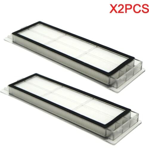 2Pcs Robotic Vacuum Cleaner robotic parts Pack HEPA Filter for xiaomi mi Robot Filters cleaner accessories