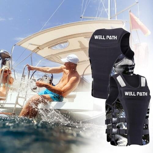 Life Jackets For Adults, Water Sport Boating Jacket Outdoor Sports Vest Adults Jacket Lightweight Waistcoat W^ater Sports