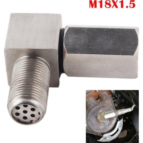 Universal Oxygen Sensor Extender 90 Degree 02 Bung Extension Catalytic Converter O2 Oxygen Sensor Spacer