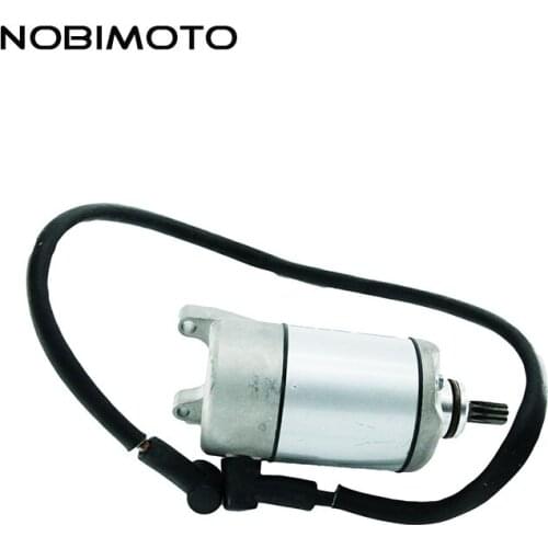Off Road 9 Teeth Motorcycle Starter High Aluminum Electric Starter Motor For HISUN 350cc Engines ATV Dirt Bike Motorbike CQ-120