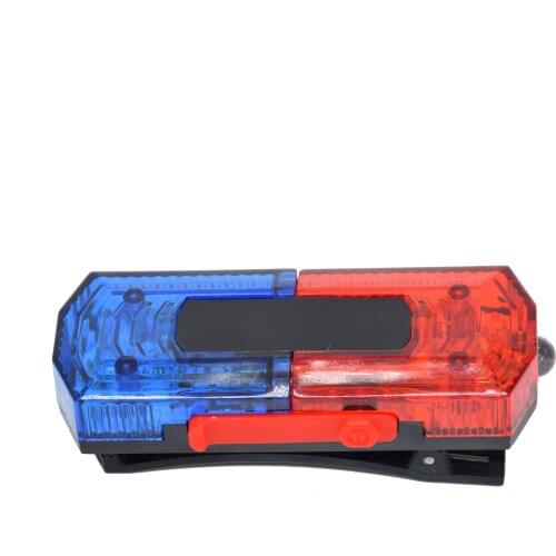 Waterproof IP66 Blue Red Color LED Flashing Shoulder Lamp Light Alarm Patrol Warning Lamp