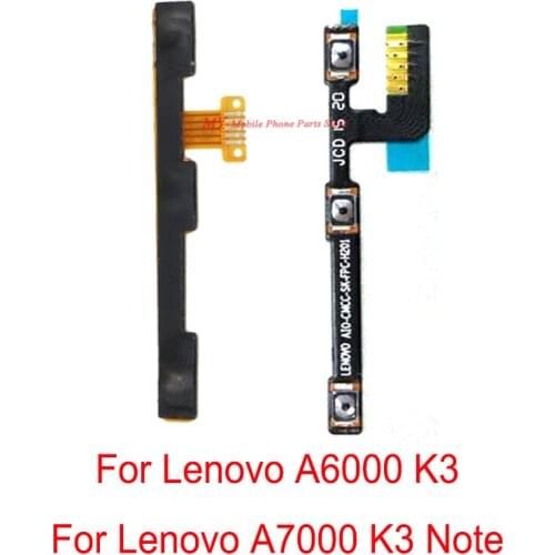 Spair Parts Power ON OFF Volume Button Switch Flex Cable For Lenovo A6000 K3 K30-T K30-W / A7000 K3 NOTE K50 T5 K50-T