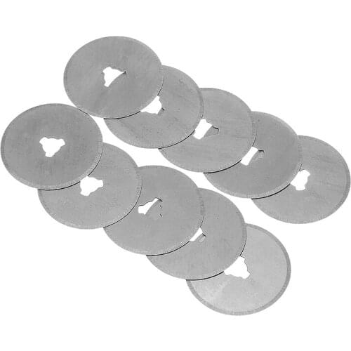 10pcs 28mm Rotary Cutter Blades Circular Cutting Blades Rotary Cutter Refill Blades Sewing Quilting Tool