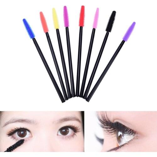 10Pcs/bag Eyelash Extension Disposable Eyebrow Brush Mascara Wand Applicator Spoolers Eye Lashes Cosmetic Brushes Set