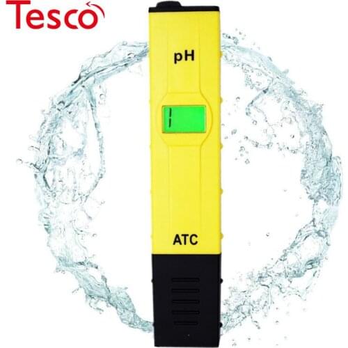 100PCS Water Quality Purity Tester meter PH Acidity Filter Acidity Pocket Digital Aquarium Measure Device with green backlight