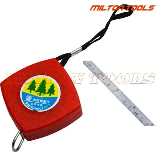 20pcs/lot! 2m steel Tree measure tape/ Tree caliper/ Tree diameter tape