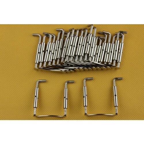 30pcs Silver Metal Violin Chin Rest Clamp screw 4/4, Violin Parts Accessories