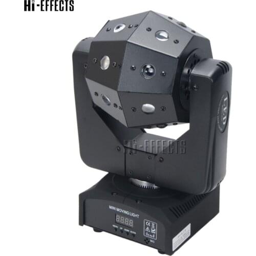 4pcs/lot 6X3W LED Beam Moving Head Light Infinite Rotation 4 in 1 Lamp LED Moving Heads Dj Lights For Stage Party Disco Shows
