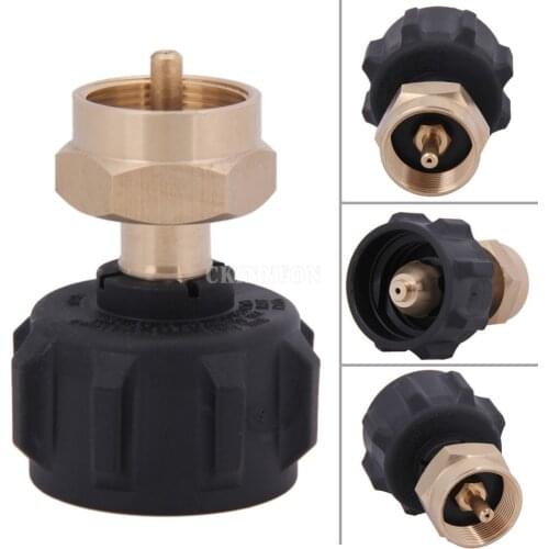 50Pcs/Lot Professional Outdoor Picnic Barbecue BBQ Cooking Gas Propane Regulator Valve Propane Refill Adapter Stove Accessories