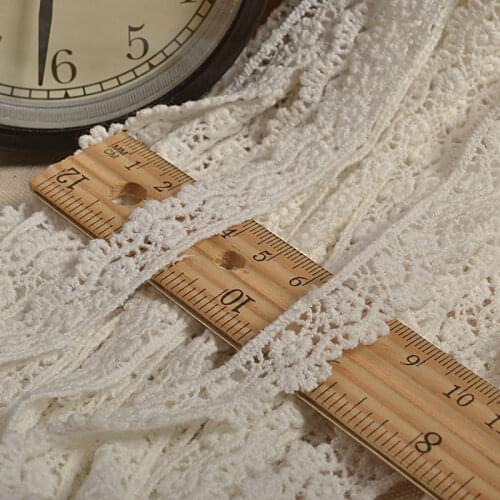 Free shipping 10 Yard / lot White 1.5cm diy handmade materials clothes accessories embroidery lace trim