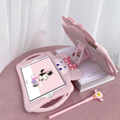 Disney Mickey Case For IPad 10.2 2019 IPad 2 3 4 9.7 2017 2018 IPad Air 2 9.7 iPad Pro Tablet Silicone Case