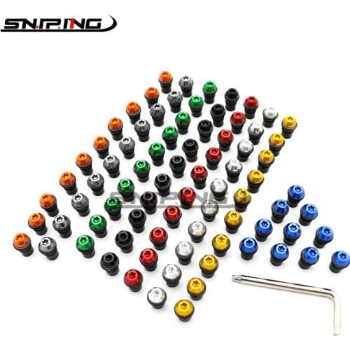 For Kawasaki ZX11 1990 1991 1992 Autocycle ZZR1100 90 91 92 Windshield Bolts 10PCS CNC Aluminum M5 Screws