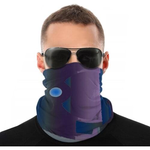 Gradient Abstraction MagicScarf Half Face Mask Men Women Fashion Tube Mask Neck Bandana Multi-functional Headwear Outdoor Hiking