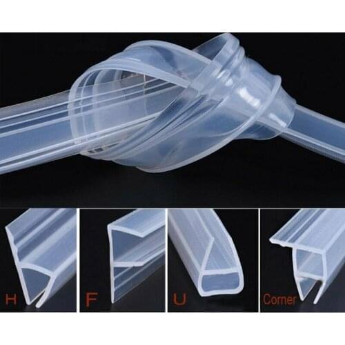 Bath Shower Screen curved Door Seal Strip | Glass Thickness 6 -12mm Rubbe Door