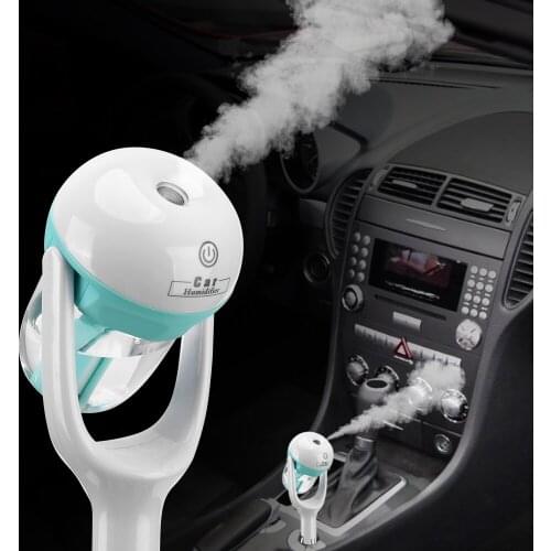 LEEPEE Essential Oil Aroma Diffuser 12V Mini Air Freshener Aromatherapy Mist Maker Air Purifier Car Steam Humidifier