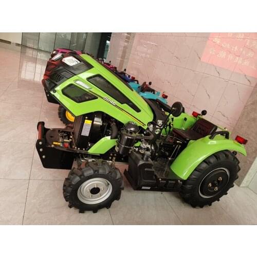 New Multifunction Four Wheels Greenhouse Tractors Micro Farm Equipment Tractors