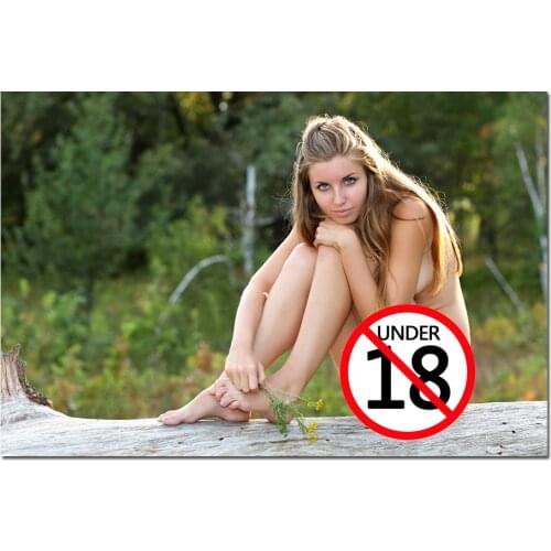 Wall Art Picture Blonde Girl in the Wild Posters And Prints Canvas Painting For Home Decoration