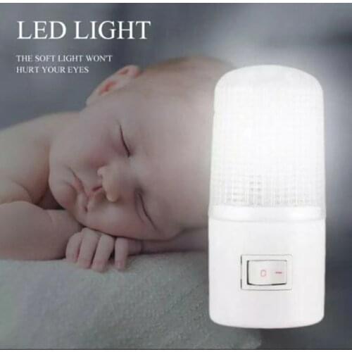 Switch Wall Led Night Light 110V 220V EU US Plug Nightlight Lamp For Children Kids Bedroom Living Room Wall Socket Lamp