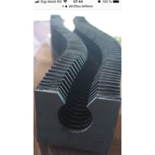 Customize dust cover round bellows Accordion bellow protective cover fit the SBR20UU linear bearing