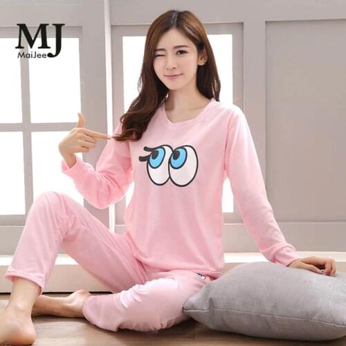 MaJee Long Sleeve Sleepwear Pijama Feminino Pijama Entero Pajamas For Women Pyjama Femme Womens Pajamas Pajama Women Pigiami