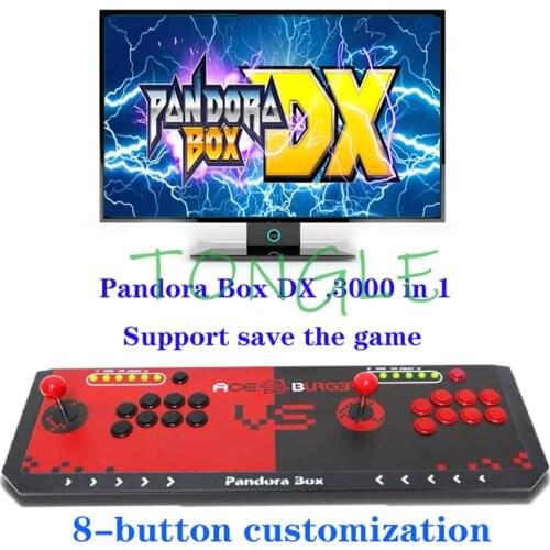 Pandora Box DX 3000 in 1 arcade game console Can save game progress support 3P 4P game 3D tekken Mortal Kombat Killer instinct