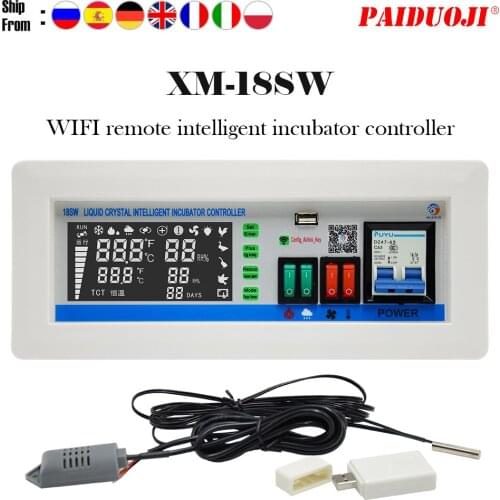 Incubator Accessories WIFI Remote Intelligent Control System Smart Digital Automatic Control for Egg Incubation XM-18SW