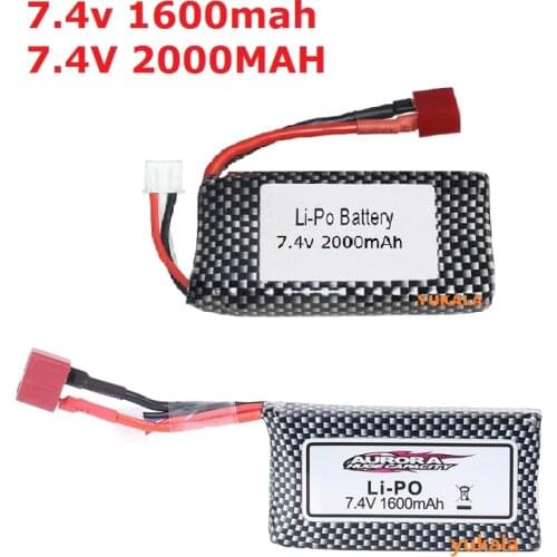 XLH/XINLEHONG 9125 Remote Control Rc Car original Parts 7.4v 1600mah/2000mah Lipo Battery XLH 9125 battery 1600mah 7.4V