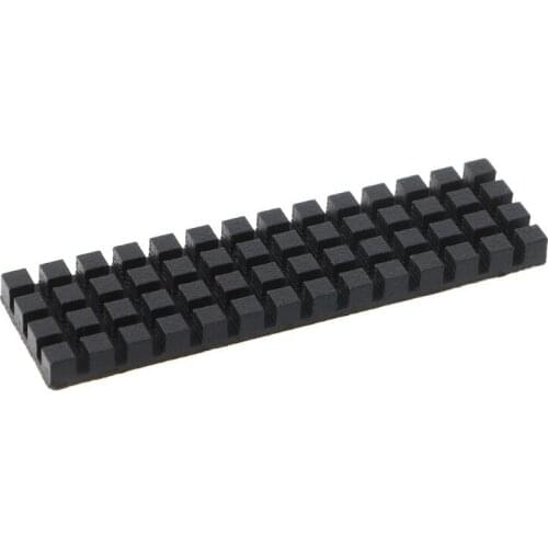 Black Graphene Heatsink M.2 NGFF 2280 PCI-E NVME SSD Thermal Pad Hard Disk Cooler Radiator 67x18x1.5/2/2.5/3/4/6mm