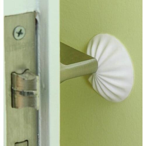 Rubber Doorknob Protective Door Crash Pads Anti-collision Mute Guard Shock Collision Rails Mat Door Wall Buffer Stickers