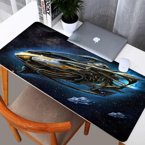 Starcraft Perfectly Locked Edge Large Rubber Mouse Pad Waterproof Gaming Mousepad Keyboard Mat For Csgo Dota Carpet Desk Mat