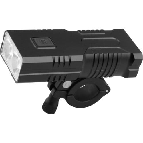 2pcs XM-L2 Type-C USB Bicycle Headlight Taillight Set 5000mAh Mountain Road Cycling Bike Lamps Front Riding Flashlight 18650