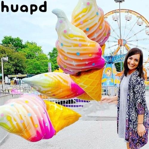 32inch donut number aluminum foil balloon fruit ice cream helium balloon birthday party decoration childrens toy sweet decorati