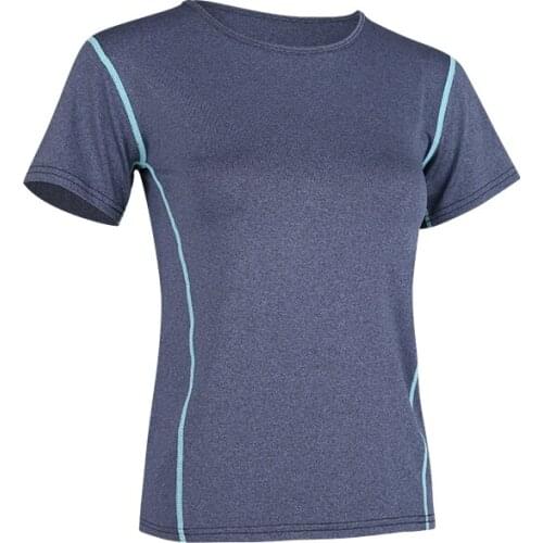 Women Yoga t shirt top short sleeve quick-dry sport running T-shirt tight sexy workout training top Tees Girls