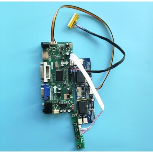 For LTM190E4-L01/LTM190E4-L04/LTM190E4-L31 LCD Audio 30pin driver board panel 4 lamps Controller Board 1280x1024 HDMI+DVI+VGA