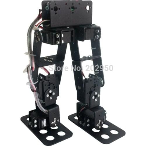 1set 6DOF Biped Walking Humanoid Robot Kit Servo Bracket With Servo Horn For Arduino DIY Robotic Teaching Model Project