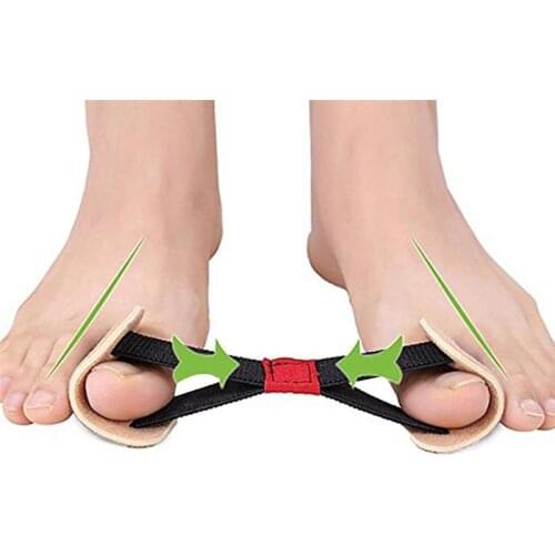 1 Pcs Soft Corrector Hallux Valgus Belt Elastic Toe Separator Big Toe Bunion Hallux Valgus Recovery Training Brace