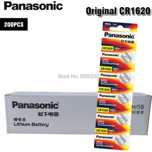 200pcs 2020 New Cr1620 CR 1620 Coin Cells 3v Button Cell Coin Lithium Batteries For Watch Car Toy ECR1620 DL1620 5009LC KCR1620