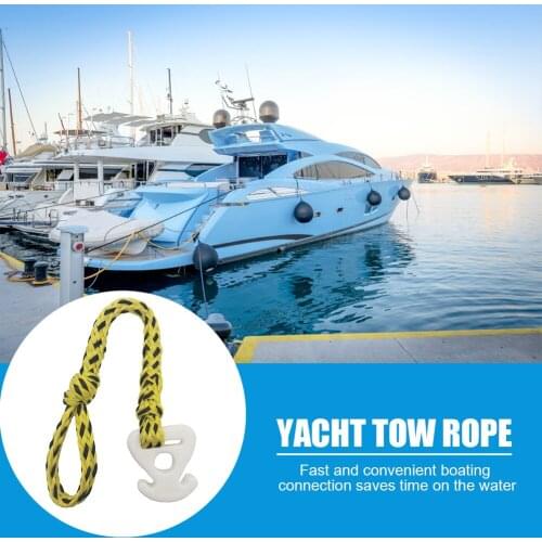 45cm Kayak Quick Trailer Rope Connectors For Tubes Skis Wake Board With Seadoo Jet Ski Yacht Drag Rope Water Sports Accessories