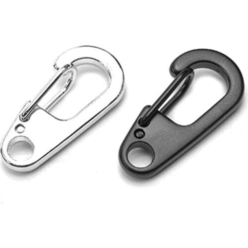 5PCS Tactical Camping Equipment Backpack Keychain Climbing Carabiner Outdoor Spring Clasp Buckle Hanging Hooks Mini Keyring J075