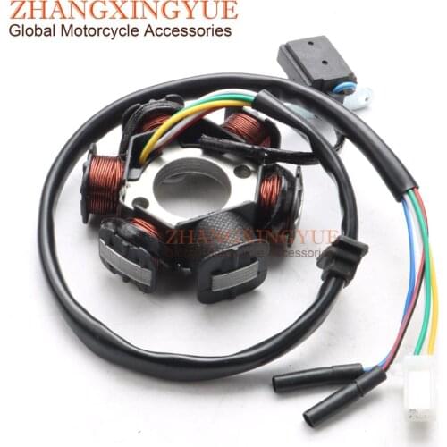 6 Coil Magneto Stator for SYM ORBIT 125 GY6 125cc 150cc GY6 152QMI 157QMJ SCOOTER ATV 31120- M92-0012