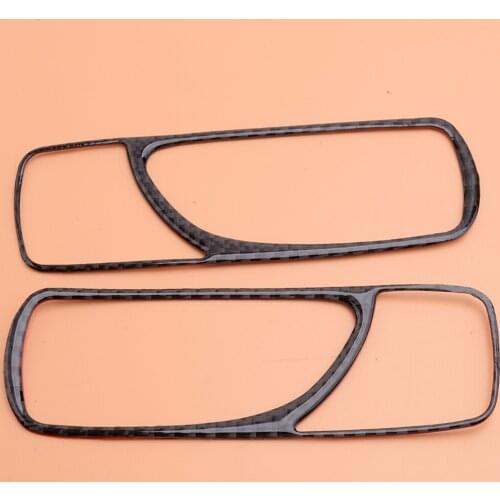 Car Rear Door Handle Frame Trim Carbon Fiber Black Fit For Lexus IS250 IS300 IS350 2006 2007 2008 2009 2010 2011 2012