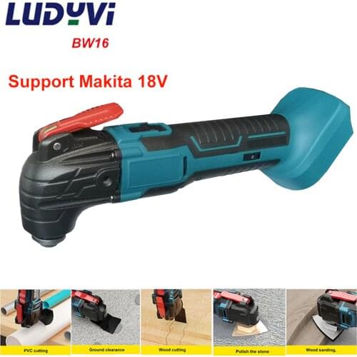 Cordless Oscillating Multifunctional Tool 6-Speed 21V 4.0A Batteries Electric Trimmer Saw Renovator Power Tools For Woodworking