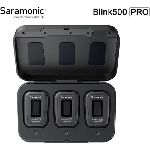 Saramonic Blink 500 Blink500 Pro B1 B2 Wireless Lavalier Microphone Dual Channel Studio Condenser Interview Mic for Phone DSLR